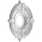 Ekena Millwork Attica PVC Ceiling Medallion (Fits Canopies up to 5"), Metallic Gold Rush, 13"OD x 3 1/2"ID x 3/4"P CMP13ATCGH - alternate 2